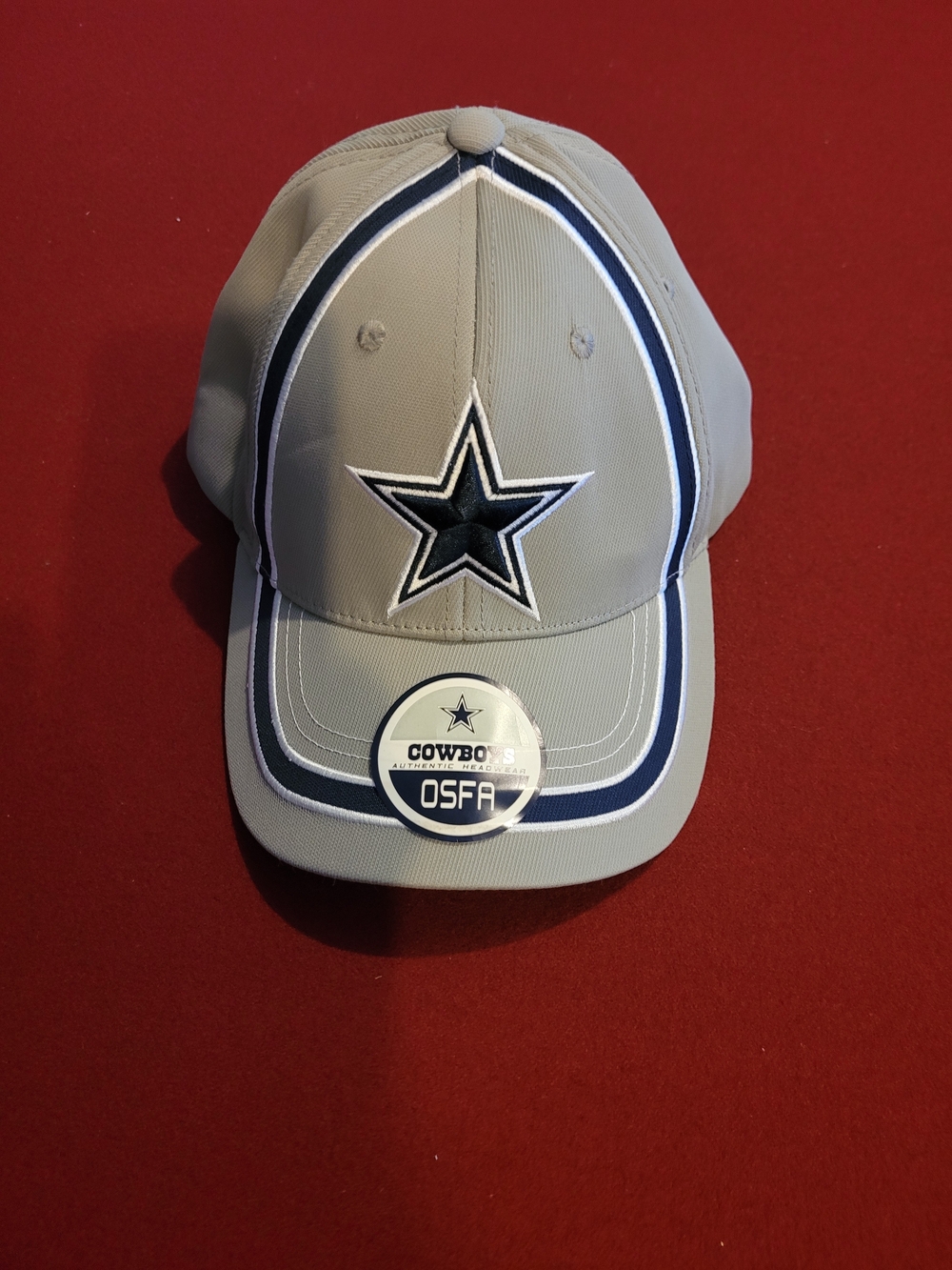 NFL Dallas Cowboys Gray and Navy Star Logo Cap